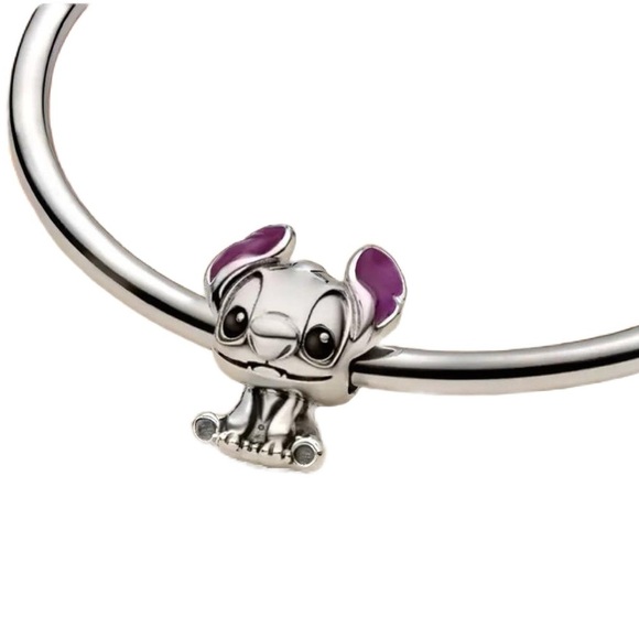 925 Sterling Silver Disney Inspired STITCH Charm - NWT - Picture 3 of 3